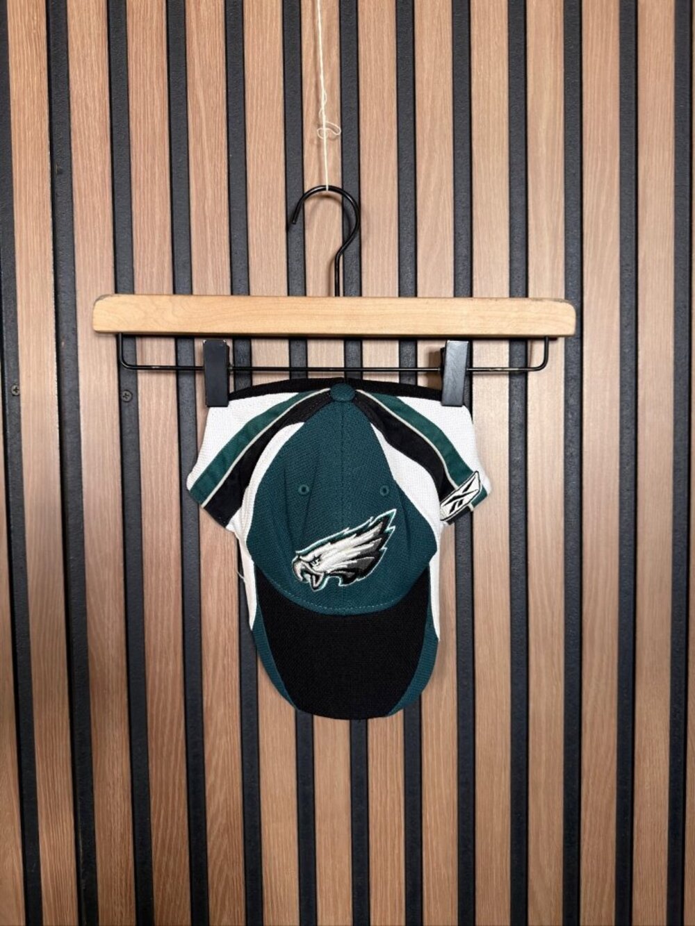 Vintage Reebok Philadelphia Eagles Baseball Cap OS Mens Green NFL Hat